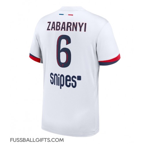 Paris Saint-Germain Illia Zabarnyi #6 Fußballbekleidung Auswärtstrikot 2025-26 Kurzarm